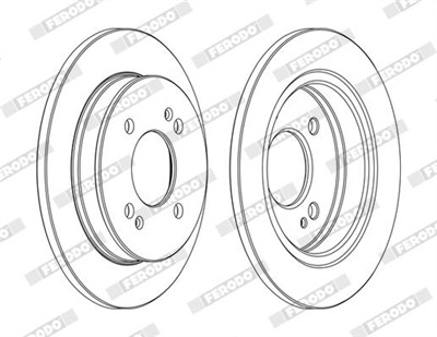 FERODO DDF1793C Číslo výrobce: DDF1793C. EAN: 4044197845712.