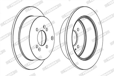FERODO DDF1794C-1 Číslo výrobce: DDF1794. EAN: 4044197753352.