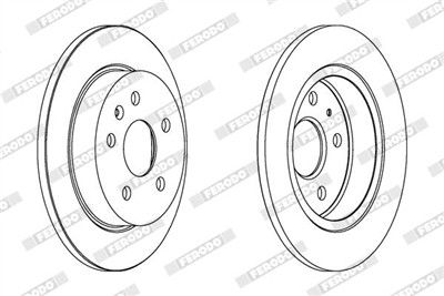 FERODO DDF1804C Číslo výrobce: DDF1804C. EAN: 4044197557028.