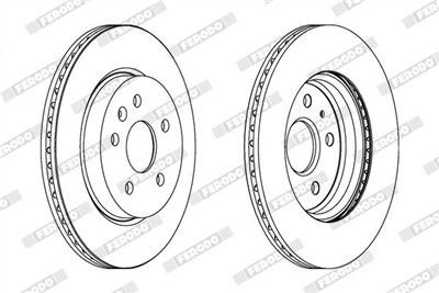 FERODO DDF1805C Číslo výrobce: DDF1805C. EAN: 4044197559091.