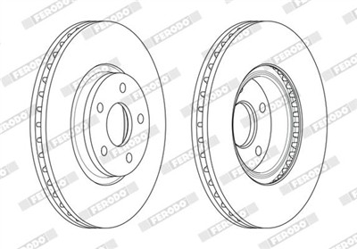 FERODO DDF1835C-1 Číslo výrobce: DDF1835C-1. EAN: 4044197959846.