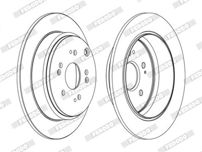 FERODO DDF1860C Číslo výrobce: DDF1860C. EAN: 4060426034160.