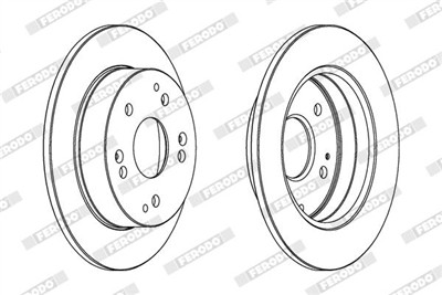 FERODO DDF1861C Číslo výrobce: DDF1861C. EAN: 4044197845583.