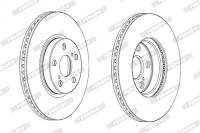 FERODO DDF1865C Číslo výrobce: DDF1865C. EAN: 4044197846375.