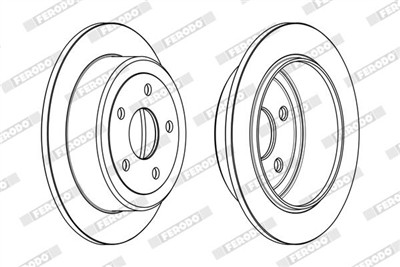 FERODO DDF1958C Číslo výrobce: DDF1958C. EAN: 4044197935239.
