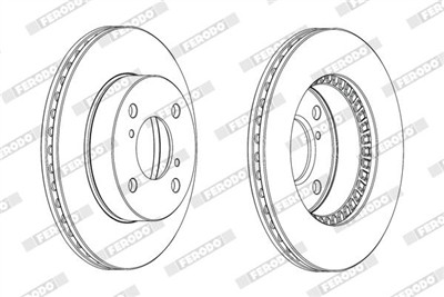 FERODO DDF1960C Číslo výrobce: DDF1960C. EAN: 4044197846443.