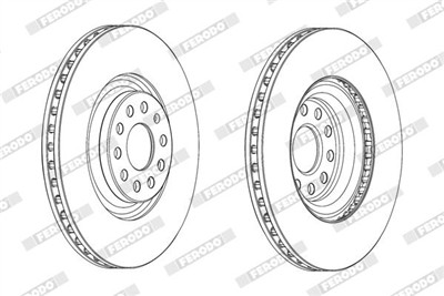 FERODO DDF2000C Číslo výrobce: DDF2000C. EAN: 4044197625802.