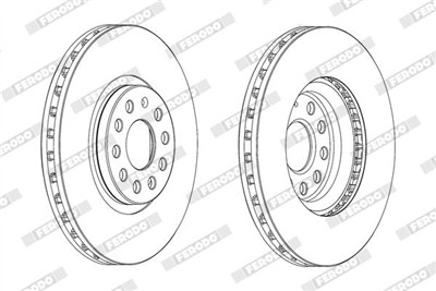 FERODO DDF2016C-1 Číslo výrobce: DDF2016C. EAN: 4044197931958.