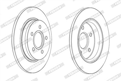 FERODO DDF2061C Číslo výrobce: DDF2061C. EAN: 4044197846504.