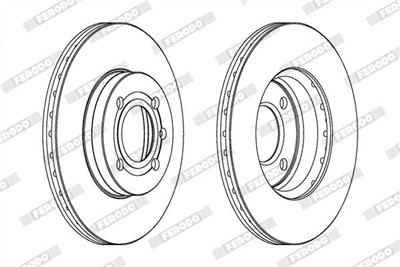 FERODO DDF207C Číslo výrobce: DDF207C. EAN: 4044197560639.