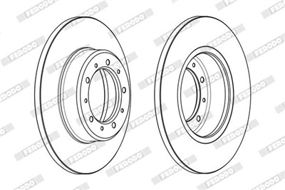 FERODO DDF2083C Číslo výrobce: DDF2083C. EAN: 4044197935284.