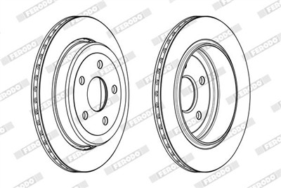 FERODO DDF2095C Číslo výrobce: DDF2095C. EAN: 4044197935307.