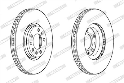 FERODO DDF2156C Číslo výrobce: DDF2156C. EAN: 4044197970353.