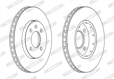 FERODO DDF2184C Číslo výrobce: DDF2184C. EAN: 4044197988471.