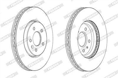 FERODO DDF2191C-1 Číslo výrobce: DDF2191C. EAN: 4044197932184.