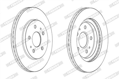 FERODO DDF2247C Číslo výrobce: DDF2247C. EAN: 4044197846702.