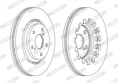 FERODO DDF2268C Číslo výrobce: DDF2268C. EAN: 4044197959921.