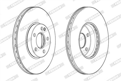 FERODO DDF2334C-1 Číslo výrobce: DDF2334C-1. EAN: 4044197959969.