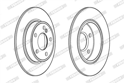 FERODO DDF2335C Číslo výrobce: DDF2335C. EAN: 4044197959976.