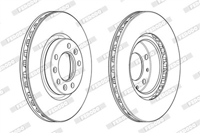 FERODO DDF2401C-1 Číslo výrobce: DDF2401C-1. EAN: 4044197959990.