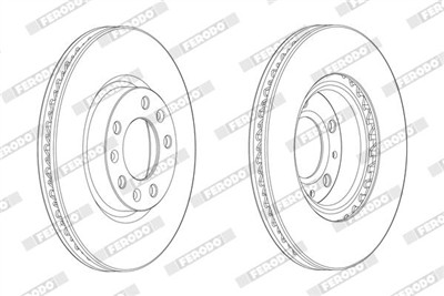 FERODO DDF2405C Číslo výrobce: DDF2405C. EAN: 4044197970391.