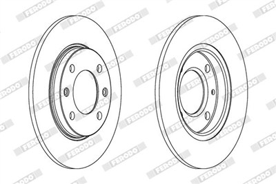 FERODO DDF244C Číslo výrobce: DDF244C. EAN: 4044197560691.