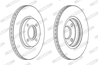 FERODO DDF2461C Číslo výrobce: DDF2461C. EAN: 4044197022809.