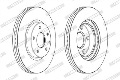 FERODO DDF2463C Číslo výrobce: DDF2463C. EAN: 4044197997497.