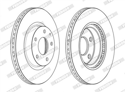 FERODO DDF2465C Číslo výrobce: DDF2465C. EAN: 4060426051532.