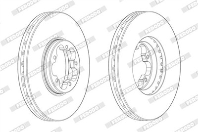FERODO DDF2470-1 Číslo výrobce: DDF2470-1. EAN: 4044197022847.