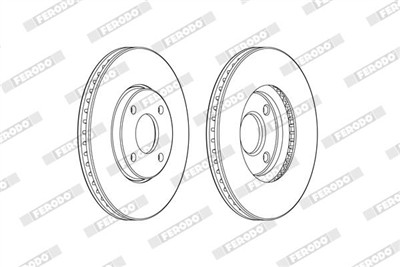 FERODO DDF2478C Číslo výrobce: DDF2478C. EAN: 4060426051563.
