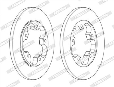 FERODO DDF2484C Číslo výrobce: DDF2484C. EAN: 4060426051587.