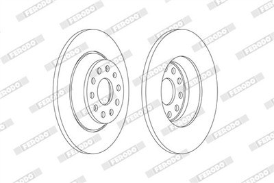 FERODO DDF2506C Číslo výrobce: DDF2506C. EAN: 4060426150457.
