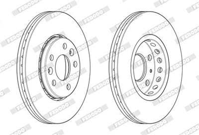 FERODO DDF2507C Číslo výrobce: DDF2507C. EAN: 4060426164614.