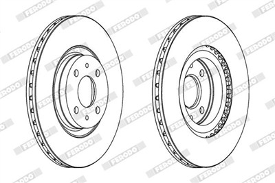 FERODO DDF252C Číslo výrobce: DDF252C. EAN: 4044197988082.