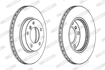 FERODO DDF258C Číslo výrobce: DDF258C. EAN: 4044197560721.