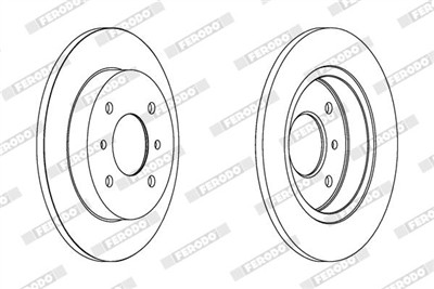 FERODO DDF267C Číslo výrobce: DDF267C. EAN: 4044197560738.