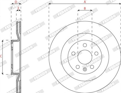 FERODO DDF2732C EAN: 4060426409081.