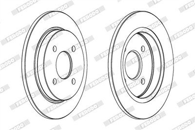 FERODO DDF281C Číslo výrobce: DDF281C. EAN: 4044197560745.