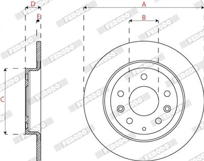 FERODO DDF2823C EAN: 4060426408923.