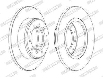FERODO DDF283C Číslo výrobce: DDF283C. EAN: 4044197845309.