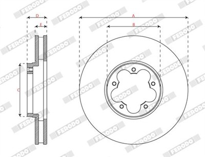 FERODO DDF3057C Číslo výrobce: DDF3057C. EAN: 4060426447076.