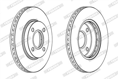 FERODO DDF364C Číslo výrobce: DDF364C. EAN: 4044197560790.