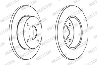 FERODO DDF442C Číslo výrobce: DDF442C. EAN: 4044197560813.