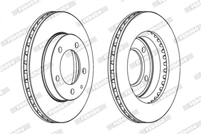 FERODO DDF496C Číslo výrobce: DDF496C. EAN: 4044197560844.