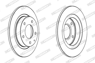 FERODO DDF524C Číslo výrobce: DDF524C. EAN: 4044197560882.