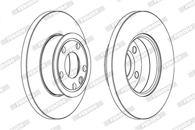 FERODO DDF562C Číslo výrobce: DDF562C. EAN: 4044197986453.