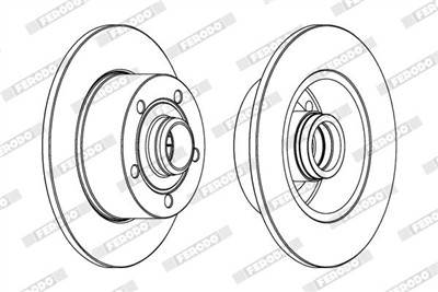 FERODO DDF830C-1 Číslo výrobce: DDF830. EAN: 4044197572410.