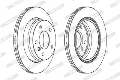 FERODO DDF831C Číslo výrobce: DDF831C. EAN: 4044197561070.