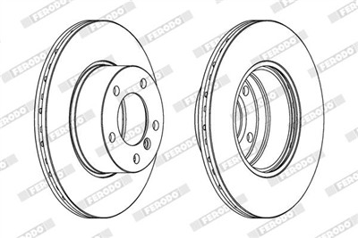 FERODO DDF834C Číslo výrobce: DDF834C. EAN: 4044197561087.
